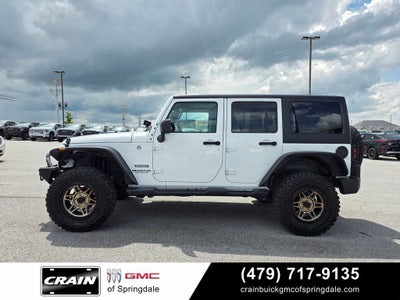 2017 Jeep Wrangler Unlimited Sport LIFTED AFTERMARKET WHEELS WINCH