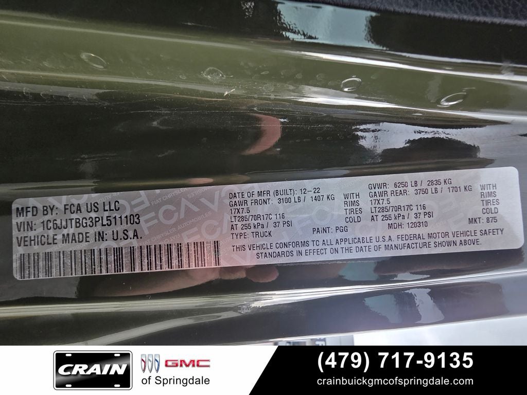 2023 Jeep Gladiator Rubicon