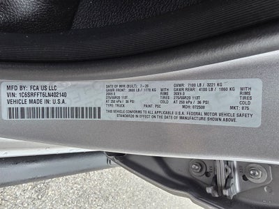 2020 RAM 1500 Big Horn/Lone Star