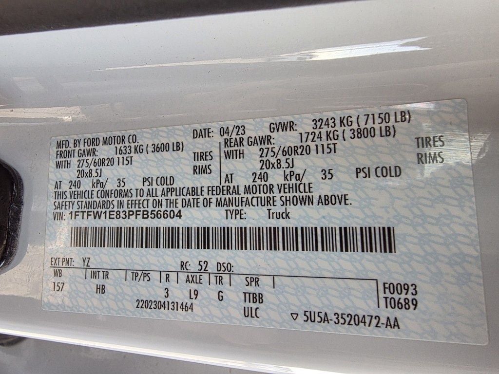 2023 Ford F-150 Lariat