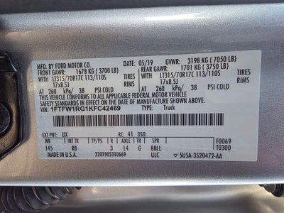 2019 Ford F-150 Raptor