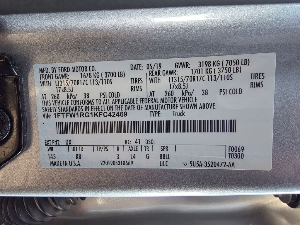 2019 Ford F-150 Raptor