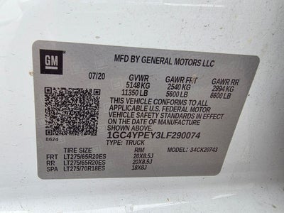 2020 Chevrolet Silverado 2500HD LTZ