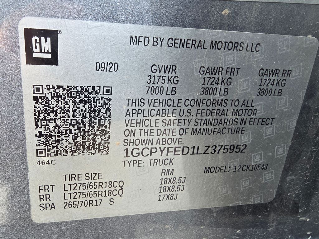 2020 Chevrolet Silverado 1500 LT Trail Boss