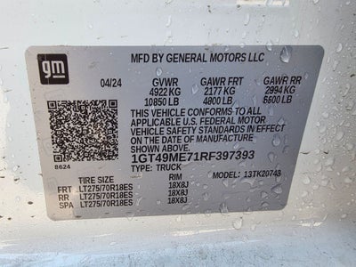 2024 GMC Sierra 2500HD SLE