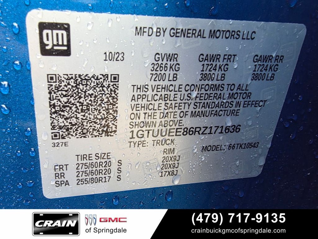 2024 GMC Sierra 1500 AT4 3.0L Duramax / Sunroof