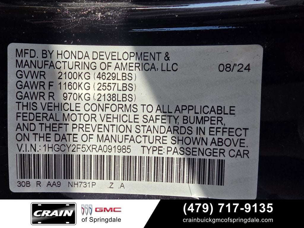 2024 Honda Accord Hybrid Sport HYBRID