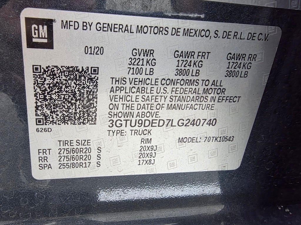 2020 GMC Sierra 1500 SLT