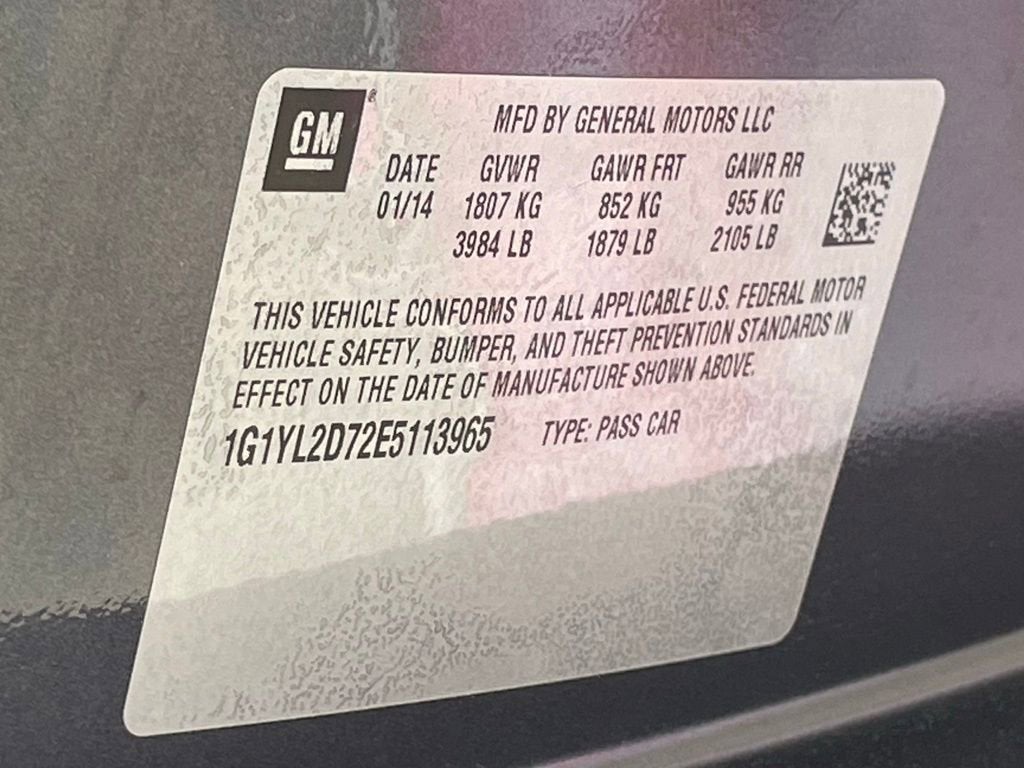 2014 Chevrolet Corvette Stingray Z51 3LT