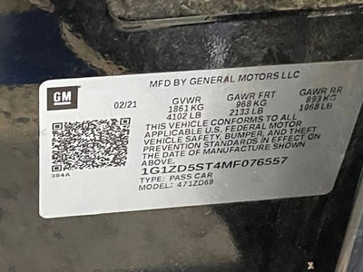 2021 Chevrolet Malibu LT