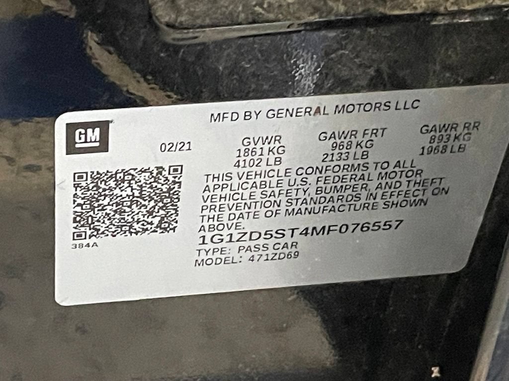 2021 Chevrolet Malibu LT