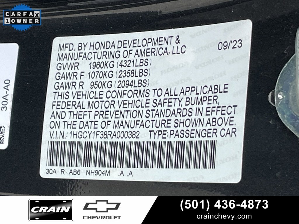 2024 Honda Accord Sedan EX