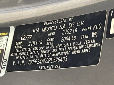 2023 Kia Forte LXS