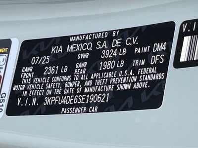 2025 Kia K4 EX