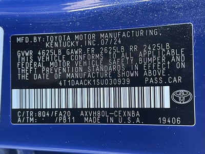2025 Toyota Camry LE