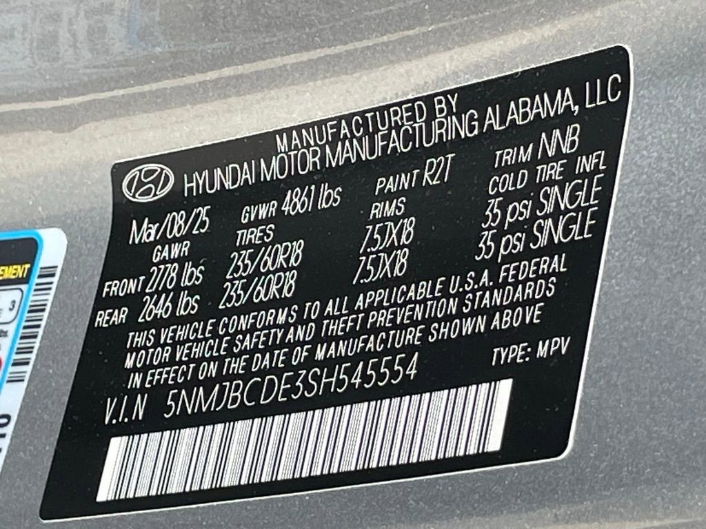 2025 Hyundai TUCSON SEL