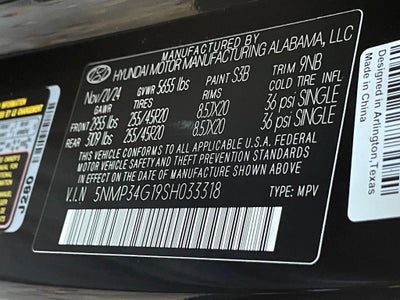 2025 Hyundai SANTA FE HYBRID Limited