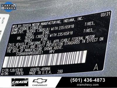 2021 Toyota Highlander Hybrid XLE