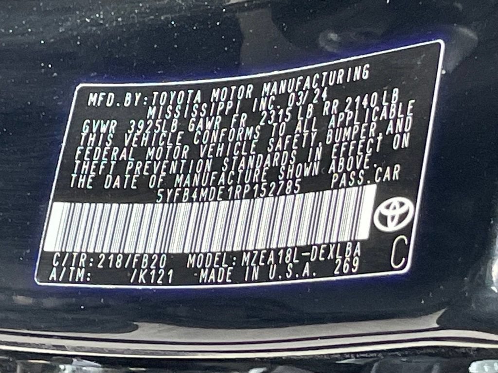 2024 Toyota Corolla LE