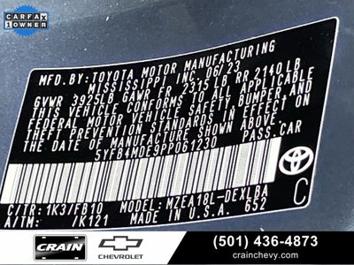 2023 Toyota Corolla LE