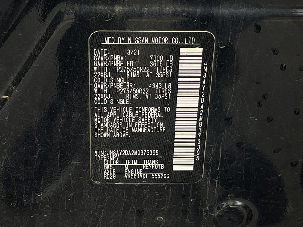 2021 Nissan Armada Platinum