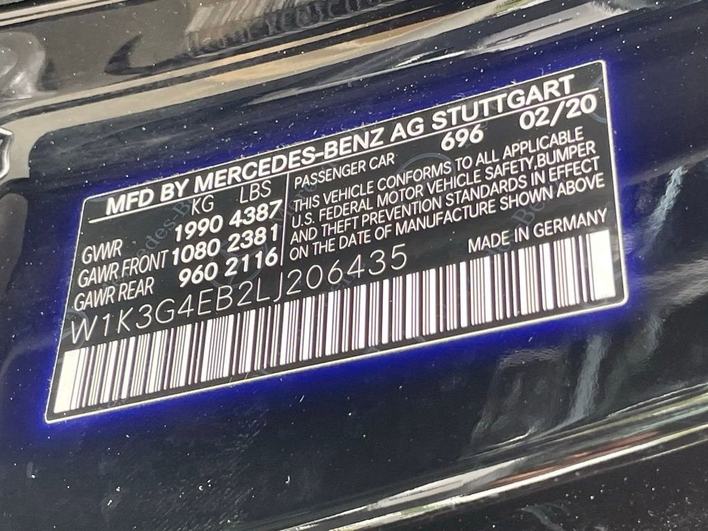 2020 Mercedes-Benz A-Class A 220