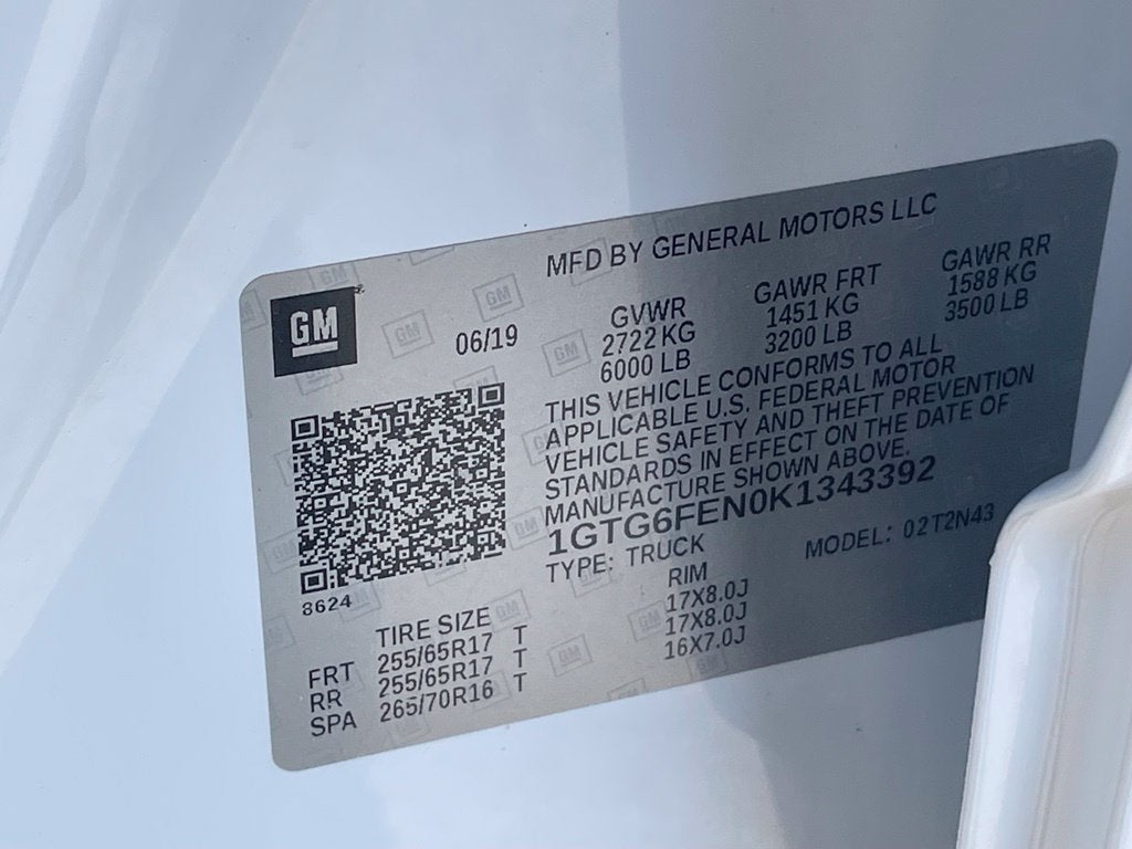 2019 GMC Canyon 4WD All Terrain w/Cloth