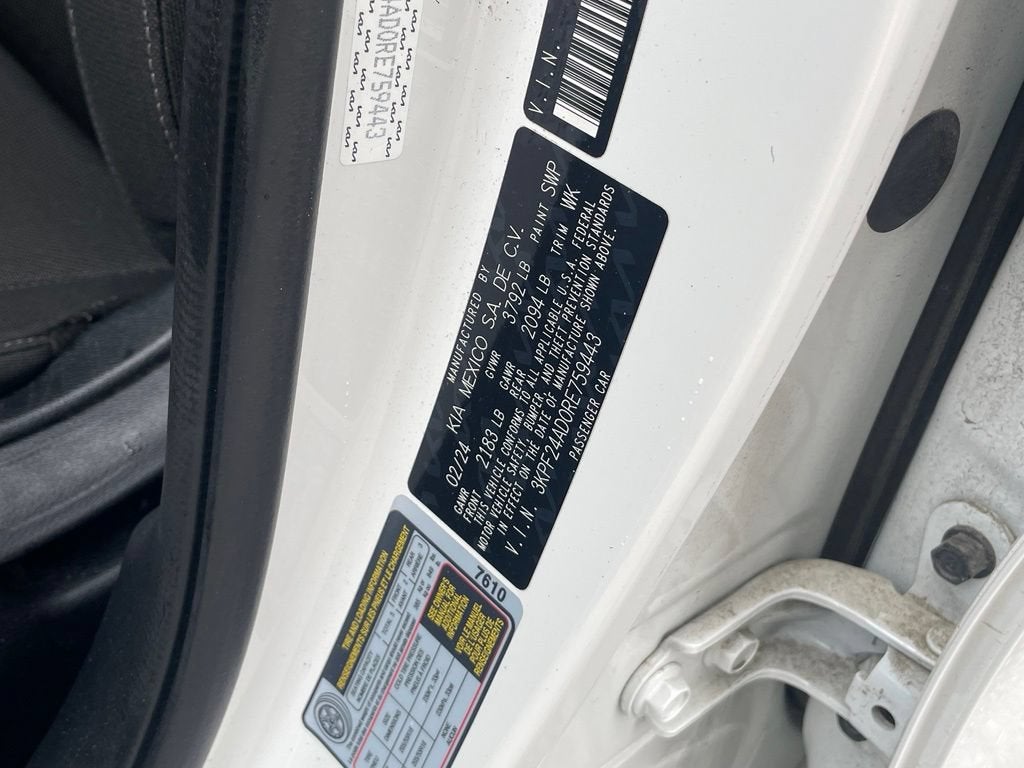 2024 Kia Forte LXS