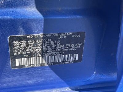 2021 Subaru WRX Premium