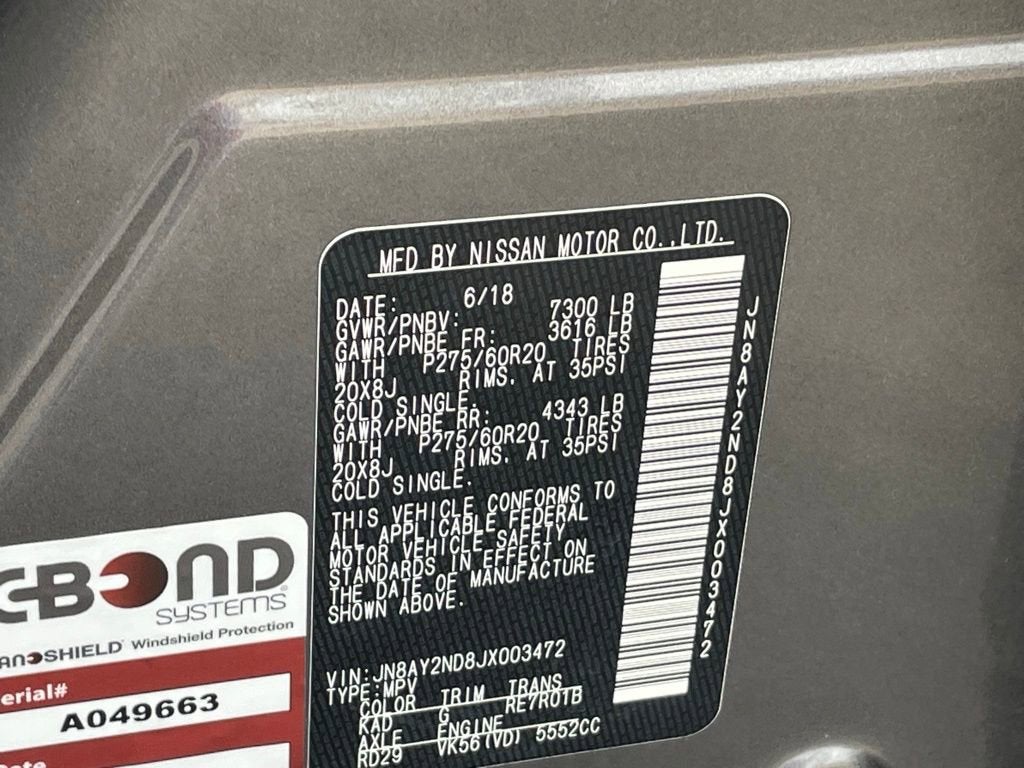 2018 Nissan Armada SL