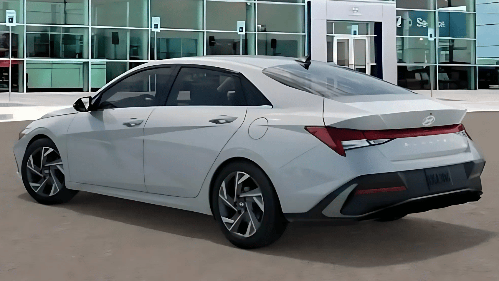 Side View of the 2025 Hyundai Elantra Hybrid