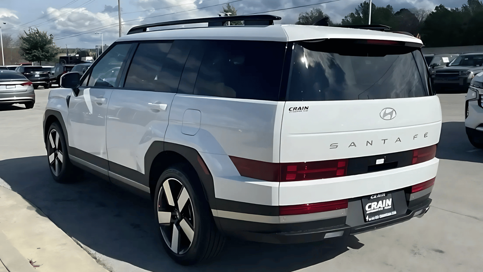Rear View of the 2025 Hyundai Santa Fe