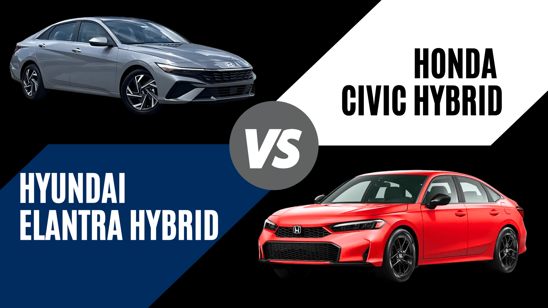 2025 Hyundai Elantra Hybrid vs 2025 Honda Civic Hybrid