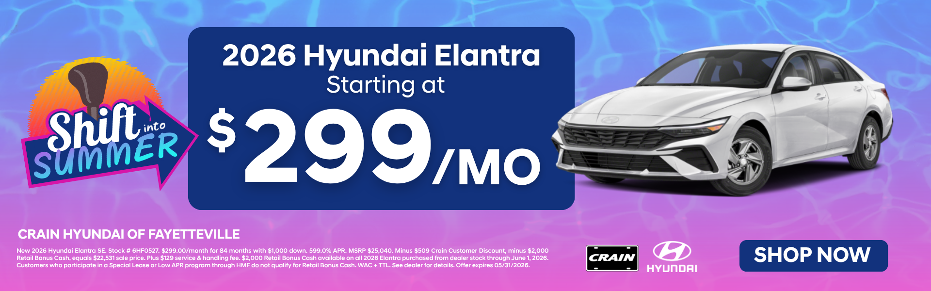 Browse Elantra Inventory in Fayetteville